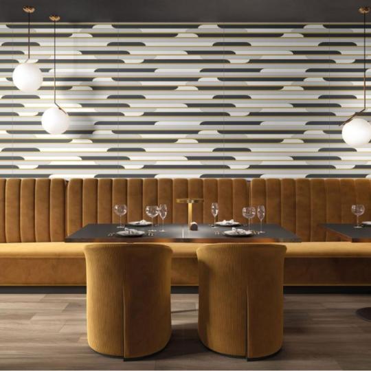 etterem felujitas modern art deco stilus fali dekor burkolat elegans csempe.JPG